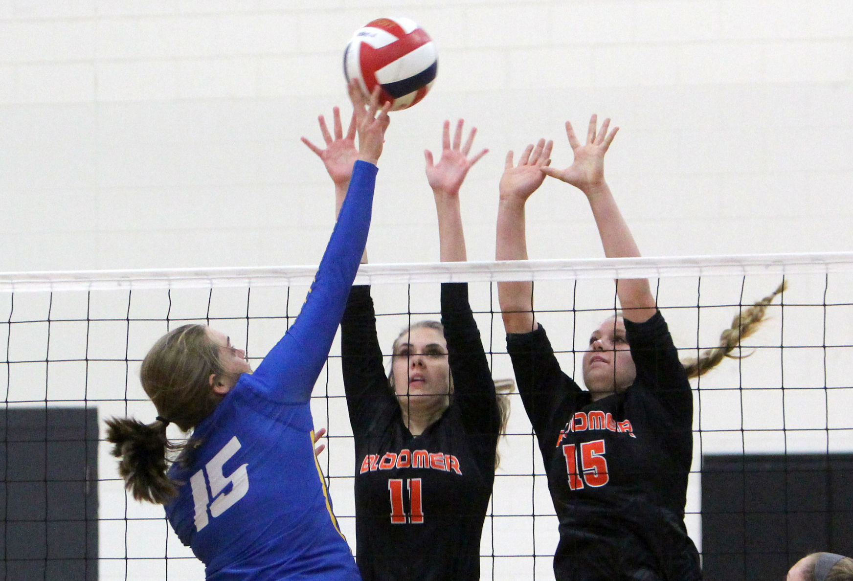 Rice Lake at Bloomer volleyball 10-24-19
